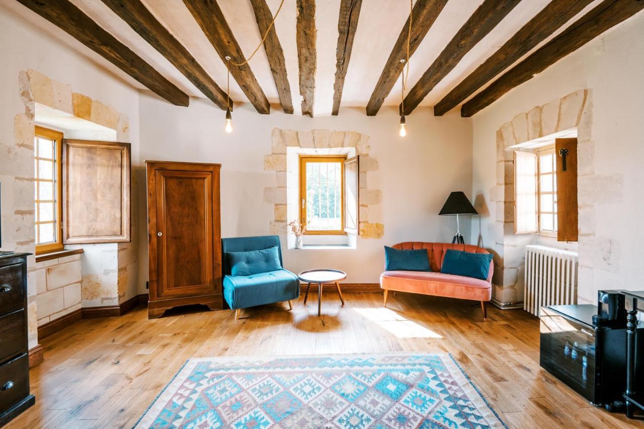 Bed and Breakfast Manoir De Jouralem Blaison Exterior foto